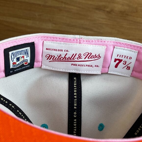 MITCHELL & NESS TOPPS THE SWINGIN’ OAKLAND A’s FITTED 7 3/8 HAT Structured NEW - Picture 5 of 6